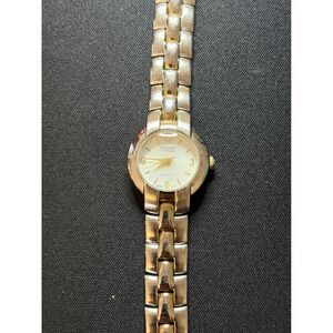 Embassy by Gruen Watch Womens 6.25" Two Tone Quartz Analog Dress GEM1113